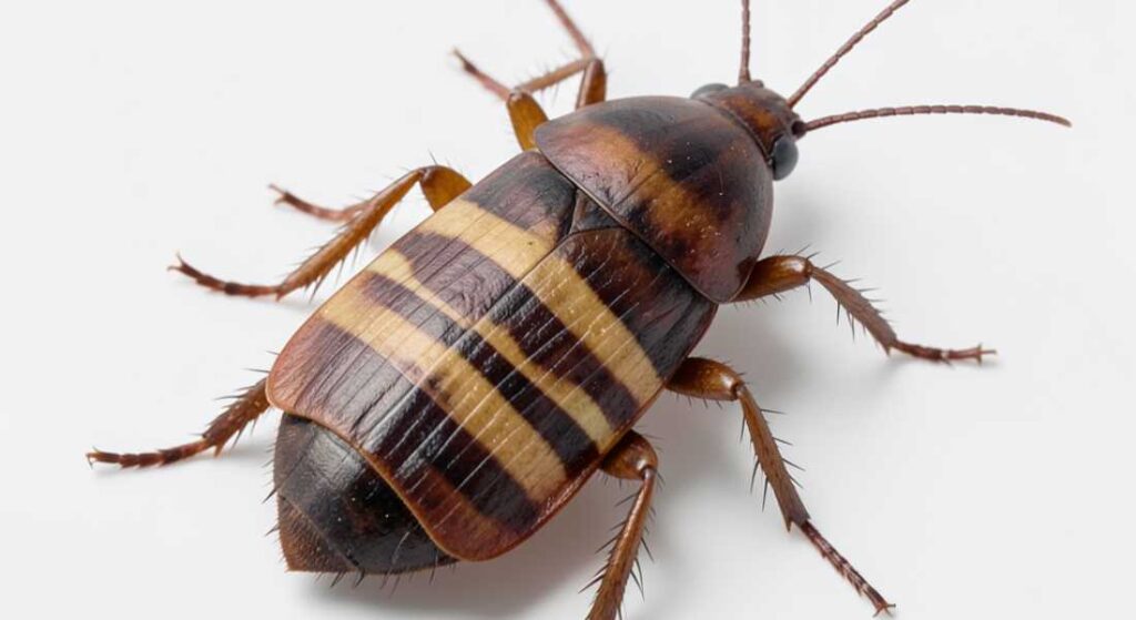 Female Brown Banded Cockroach