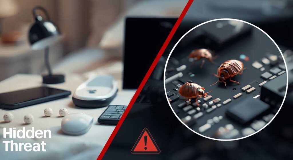 do bed bugs hide in electronics