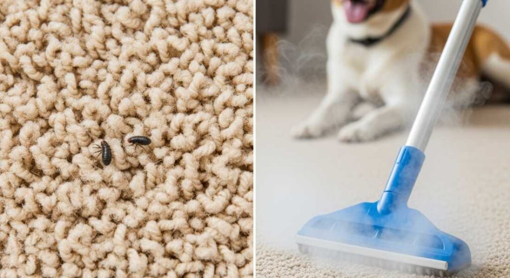 Can Carpet Cleaning Kill Fleas