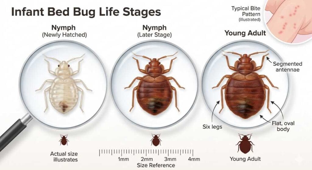 infant bed bugs