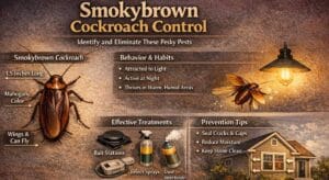 Smokybrown cockroaches