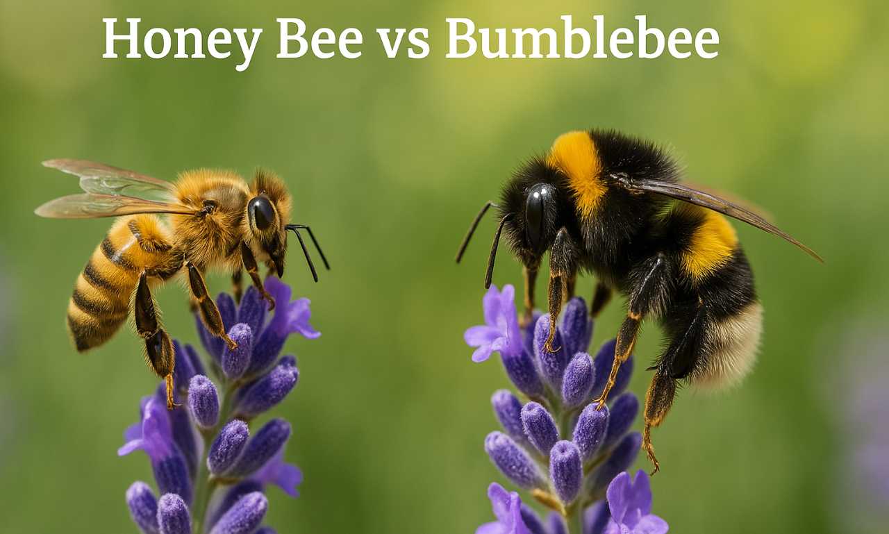 Honey Bee vs Bumblebee