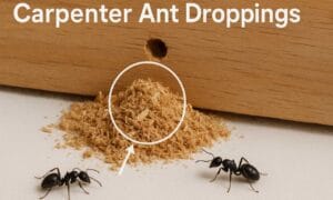 carpenter ant droppings