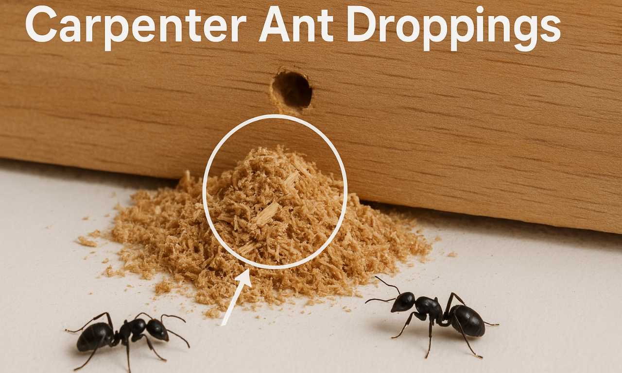 carpenter ant droppings