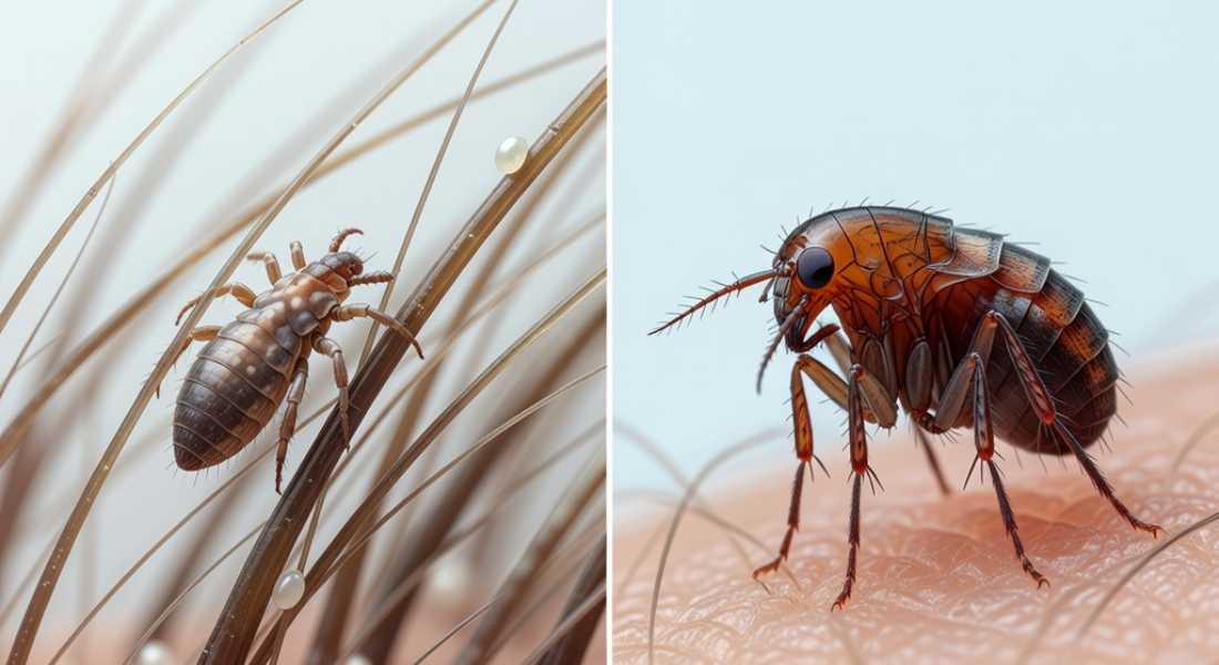 Lice or Fleas